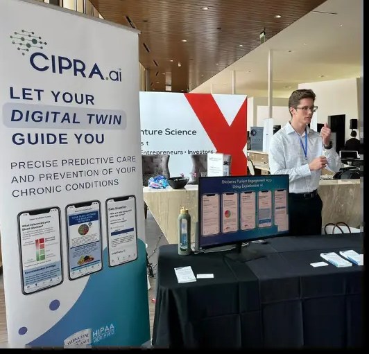CIPRA.ai conference booth